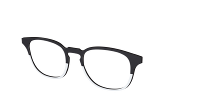 The Black and White - Angle Top Thumbnail - Pair Eyewear
