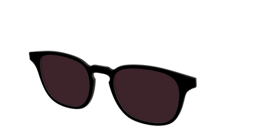 The Black with Water Lens - Angle Top Thumbnail - Pair Eyewear