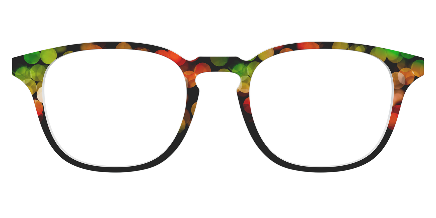 The Boo Bokeh Dots - Front Top Image - Pair Eyewear