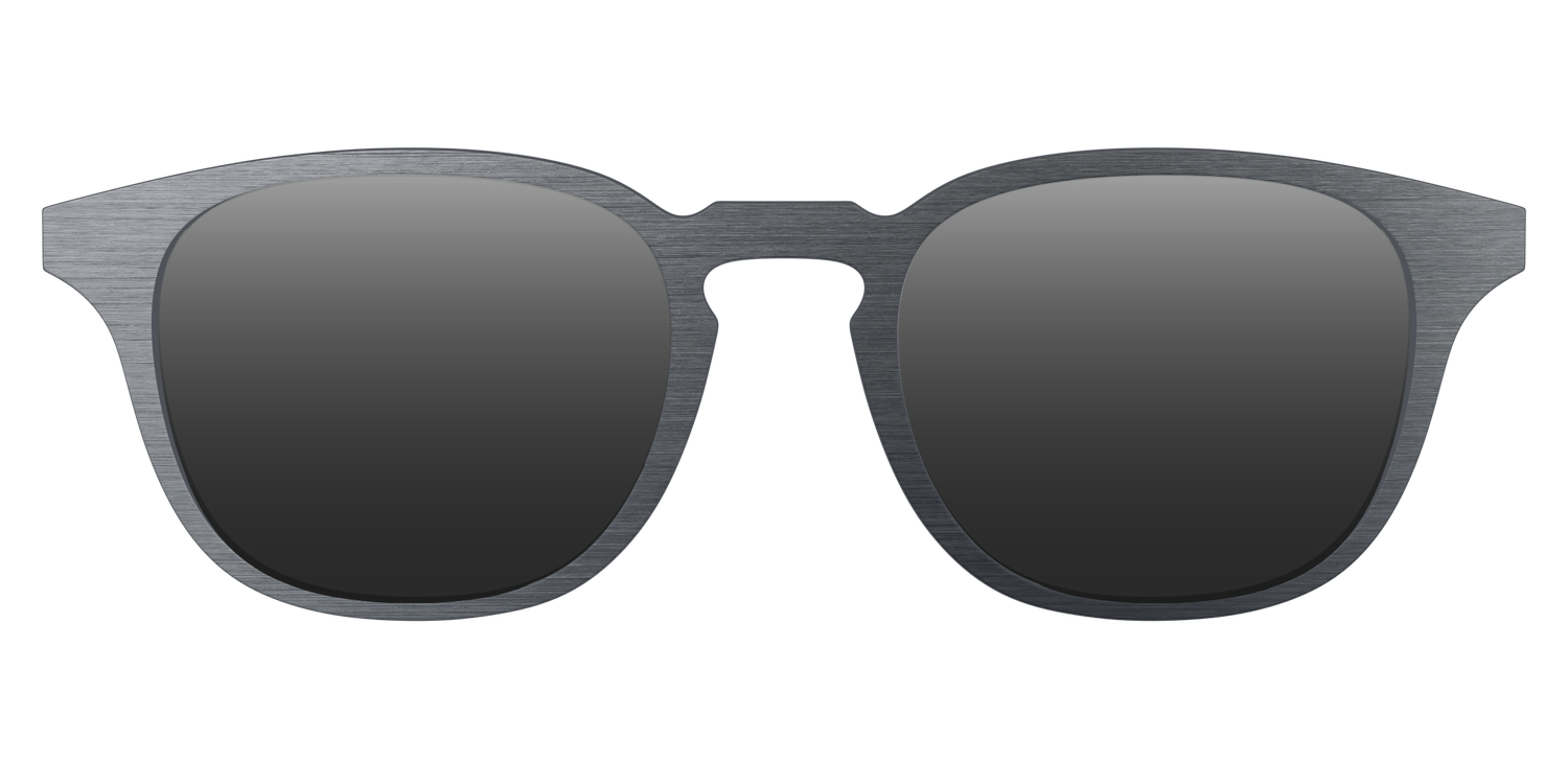 The Polarized Brushed Nickel Sun Top - Front Top Image - Pair Eyewear