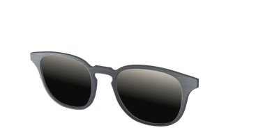 The Polarized Brushed Nickel Sun Top - Angle Top Thumbnail - Pair Eyewear