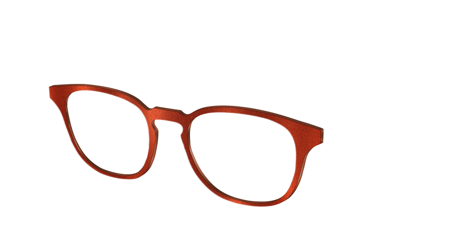 The Burnt Orange Shimmer - Angle Top Image - Pair Eyewear