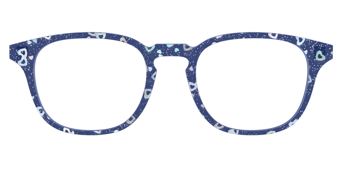 The Denim Heart Glitter Crystal - Front Top Image - Pair Eyewear