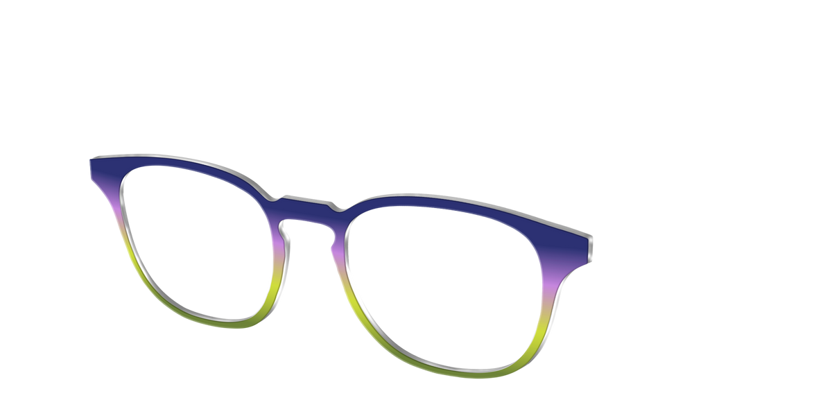 The Everglade Gradient - Angle Top Image - Pair Eyewear