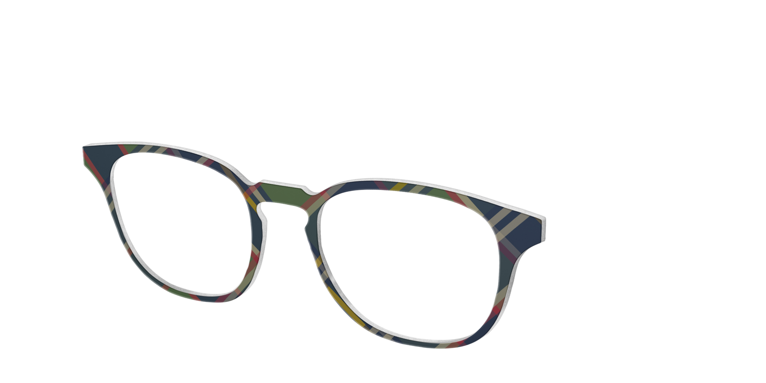 The Flannel Plaid - Angle Top Image - Pair Eyewear