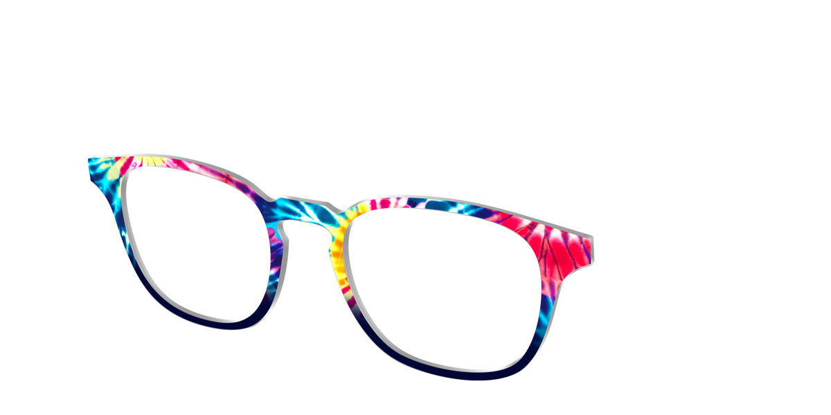 The Funky Tie-Dye - Angle Top Image - Pair Eyewear