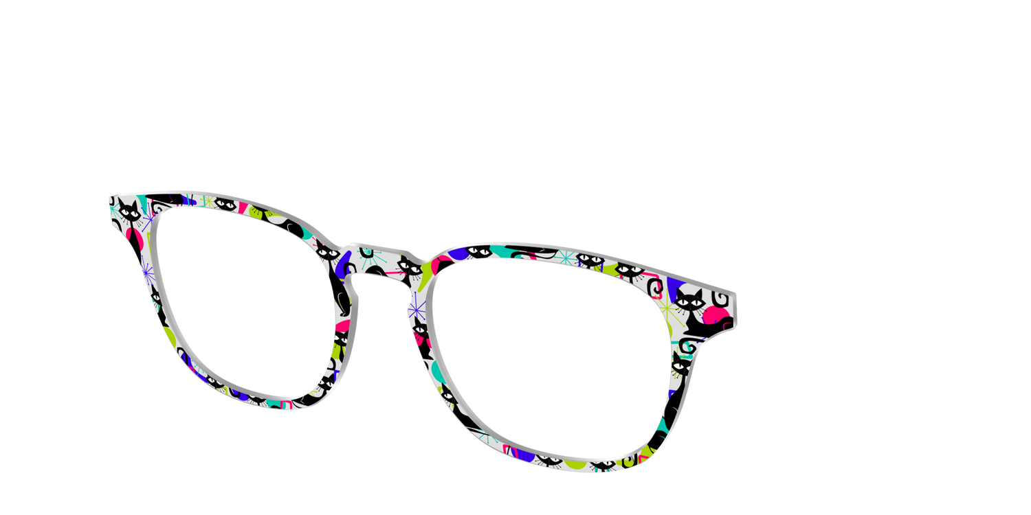 The Futuristic Felines - Angle Top Image - Pair Eyewear