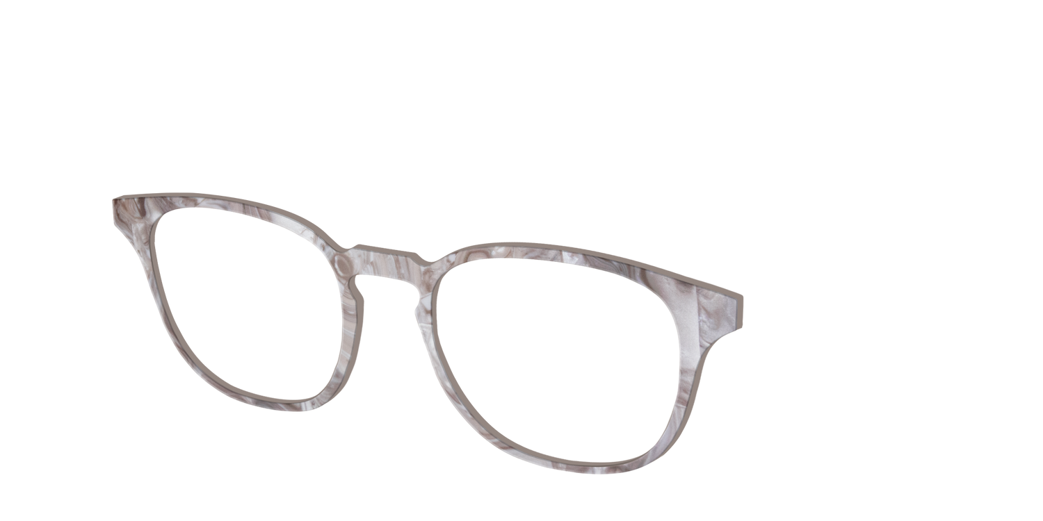 The Gray Marble - Angle Top Image - Pair Eyewear