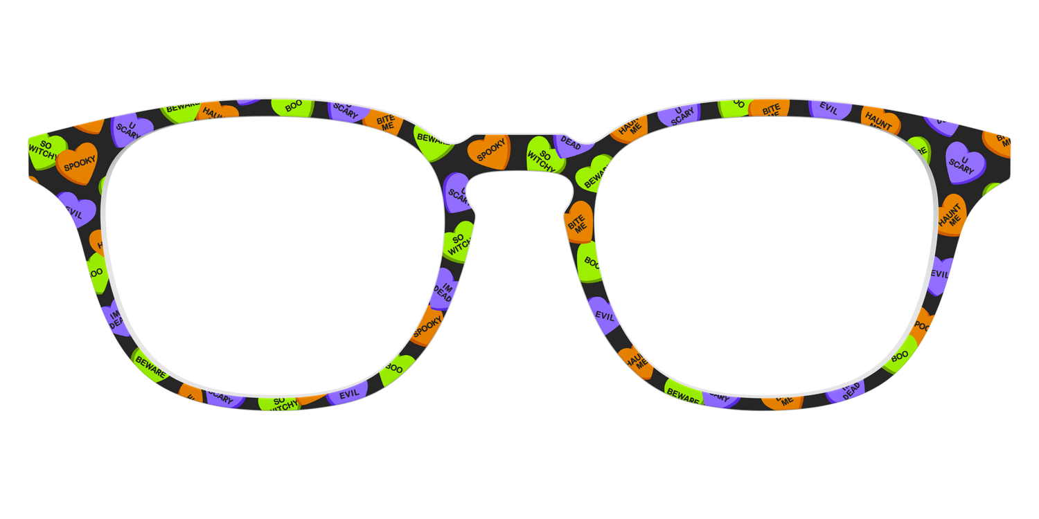 The Halloween Candy Hearts - Front Top Image - Pair Eyewear