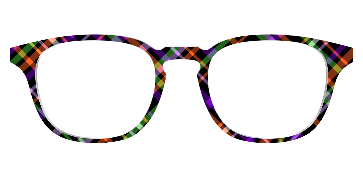 The Hexed Plaid - Front Top Image - Pair Eyewear