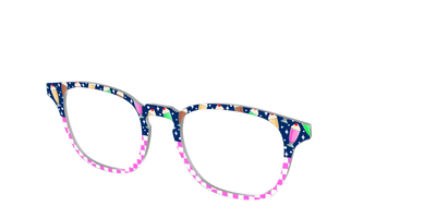 The Ice Cream Social Split - Angle Top Thumbnail - Pair Eyewear