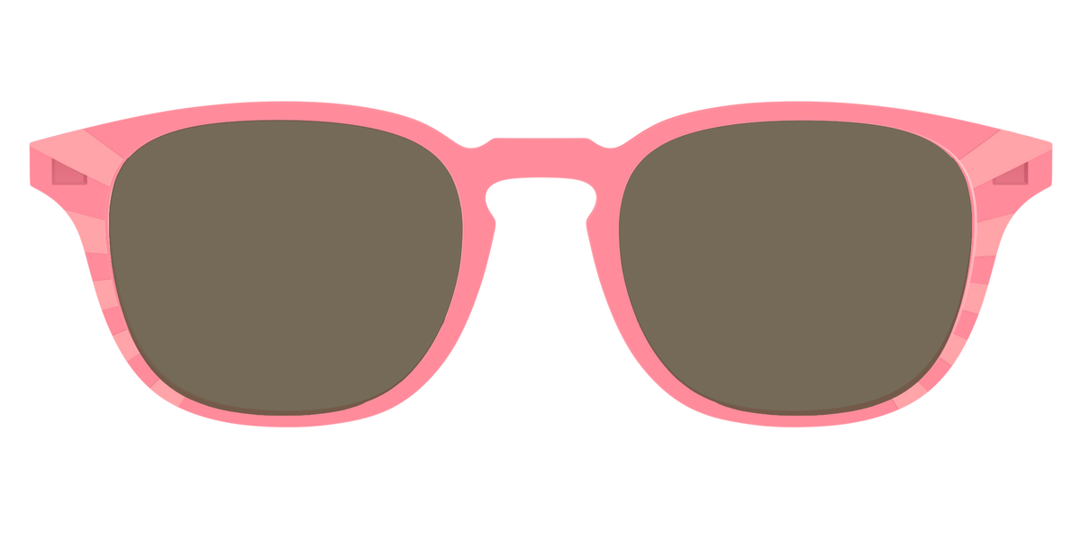 The Polarized Fruit Punch Sunburst Sun Top - Front Top Image - Pair Eyewear