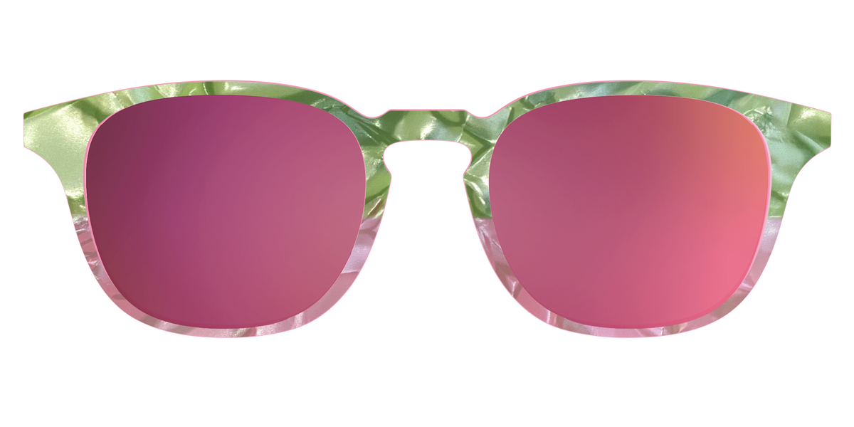 The Polarized Kiwi & Guava Pearl Sun Top - Front Top Image - Pair Eyewear