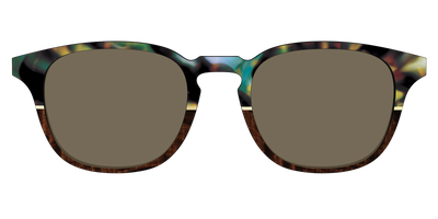 The Polarized Mirage Split with Gold Foil Sun Top - Front Top Thumbnail - Pair Eyewear
