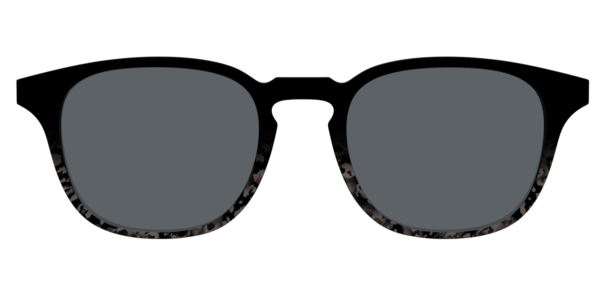 The Polarized Shaded Tortoise Sun Top - Front Top Image - Pair Eyewear