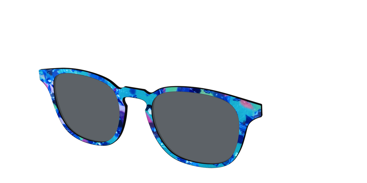 The Polarized Tropic Pearl Sun Top - Angle Top Image - Pair Eyewear