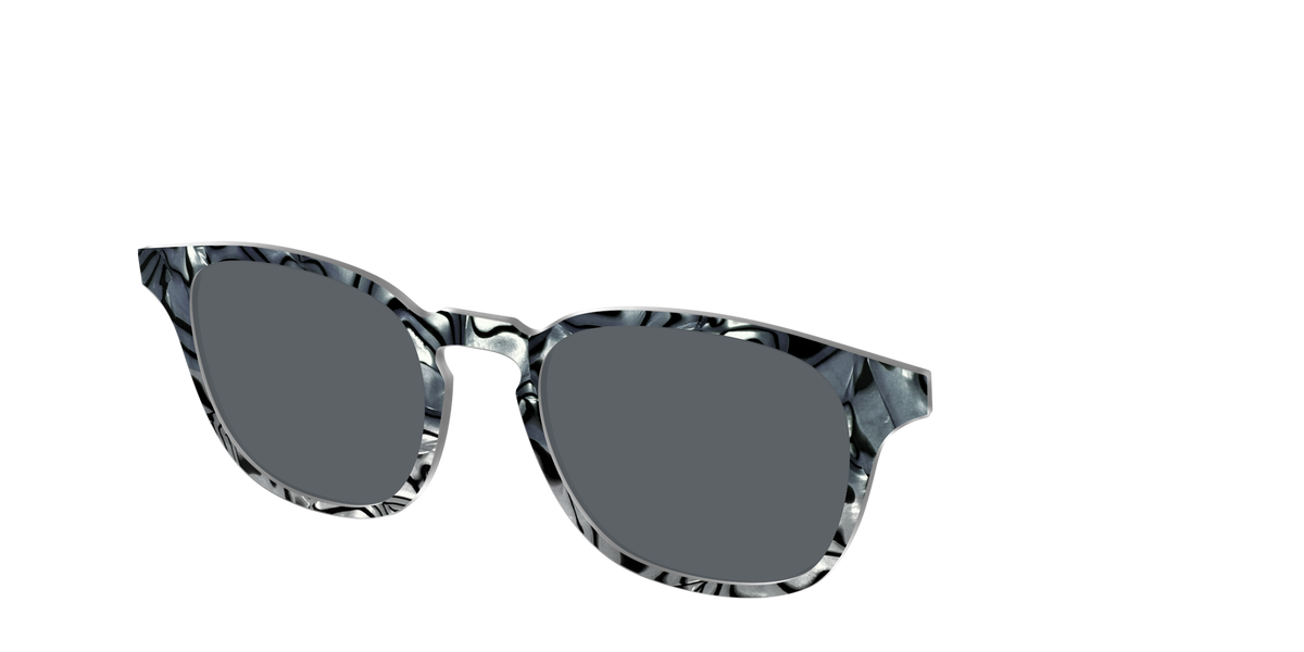 The Polarized Zebra Pearl Split Sun Top - Angle Top Image - Pair Eyewear