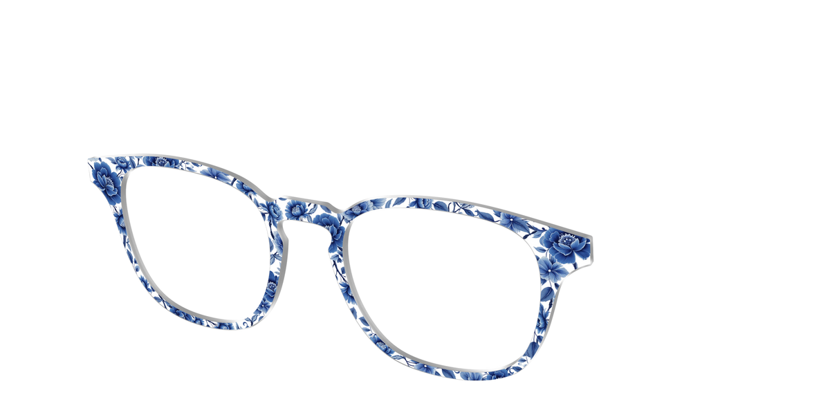 The Porcelain Blossoms - Angle Top Image - Pair Eyewear