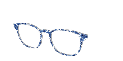 The Porcelain Blossoms - Angle Top Thumbnail - Pair Eyewear