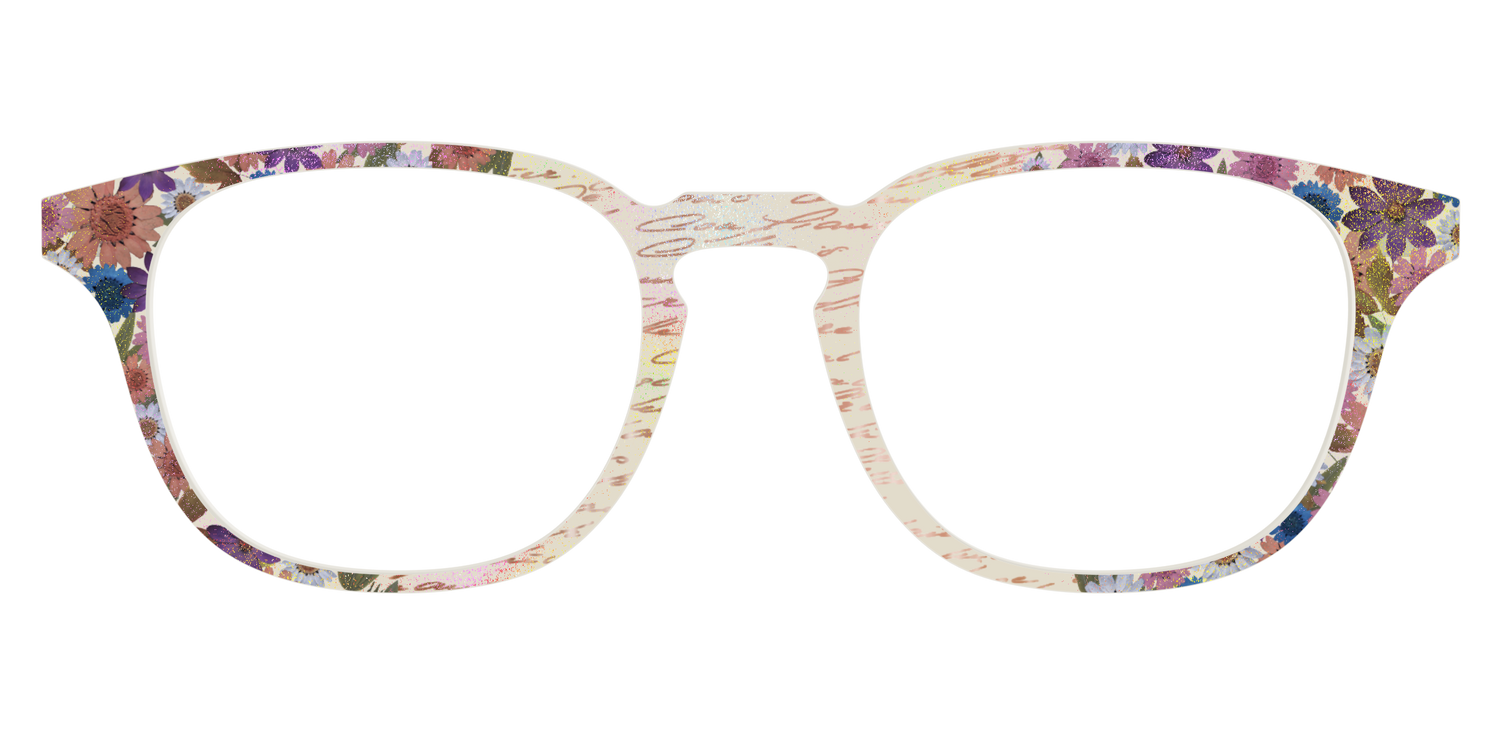 The Pressed Flowers with Foil Crystal - Front Top Image - Pair Eyewear