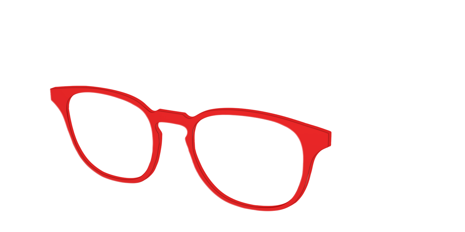 The Red - Angle Top Image - Pair Eyewear