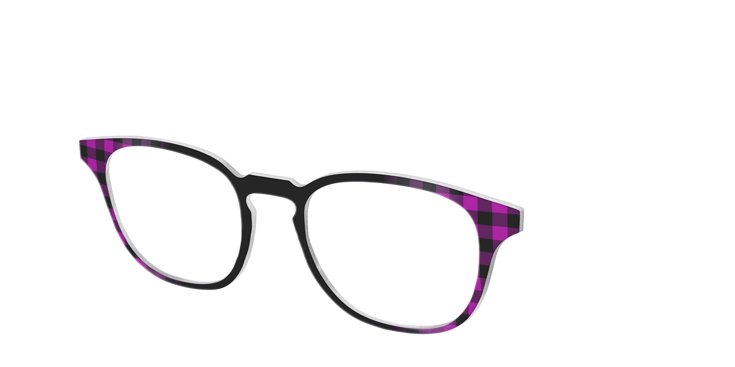 The Reimagined Plaid - Angle Top Image - Pair Eyewear
