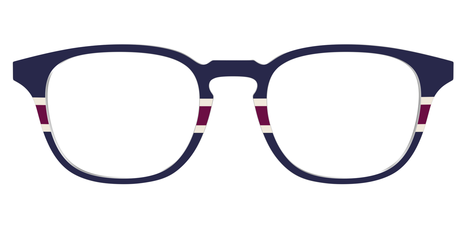 The Rugby Stripes - Front Top Image - Pair Eyewear