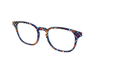 The Scholastic Plaid with Foil - Angle Top Thumbnail - Pair Eyewear