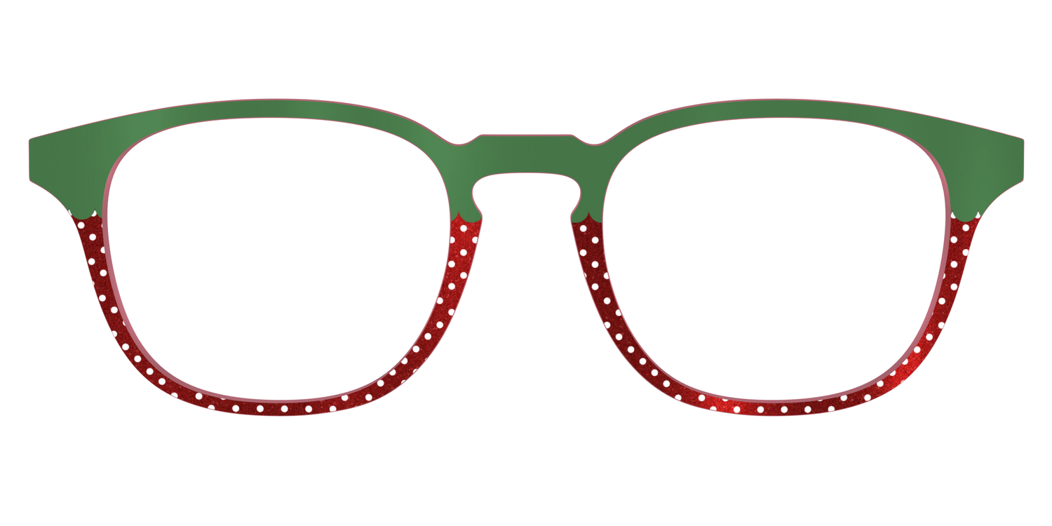 The Shimmer Strawberry - Front Top Image - Pair Eyewear