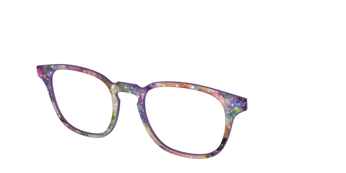 The Silver Foil Starry Sky - Angle Top Image - Pair Eyewear