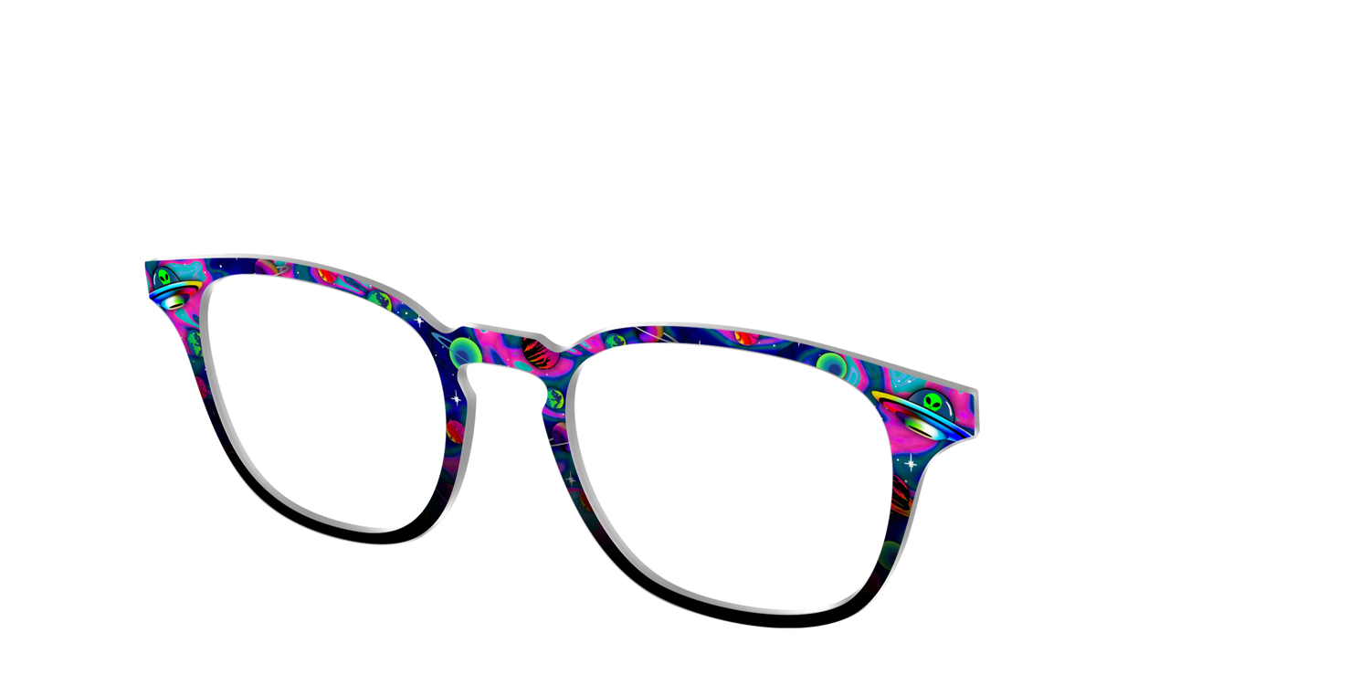 The Space Invasion Marble - Angle Top Image - Pair Eyewear