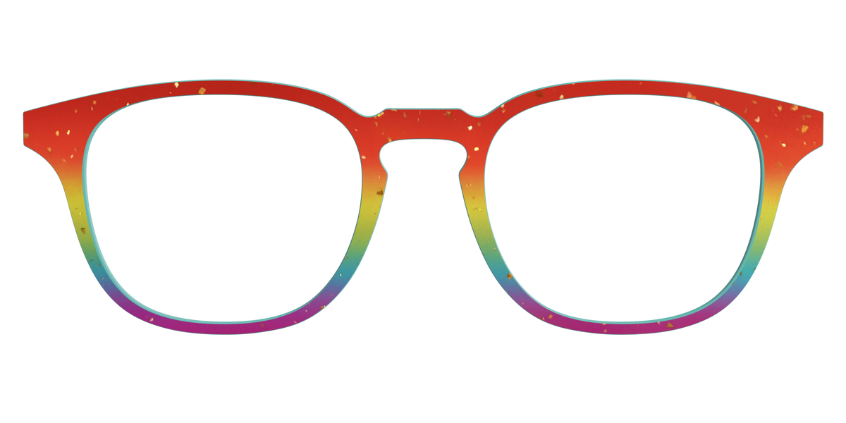 The Spectrum Gradient with Gold Flakes - Front Top Image - Pair Eyewear