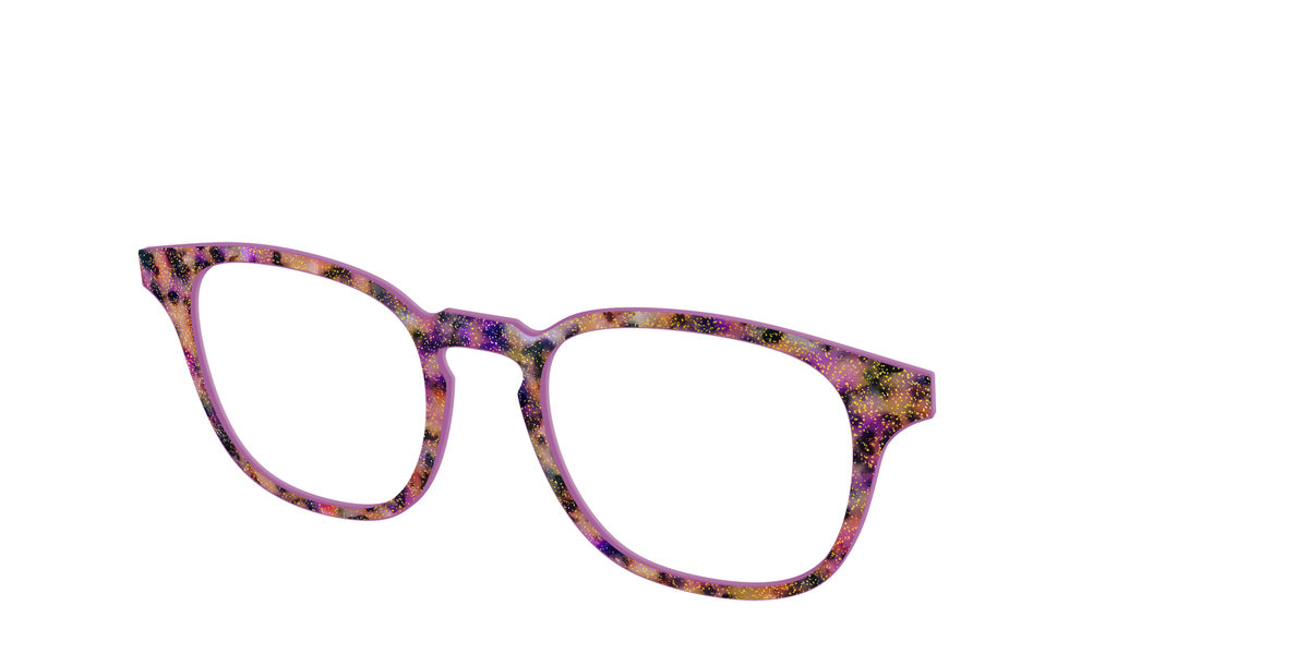 The Spooktacular Tortoise with Glitter - Angle Top Image - Pair Eyewear