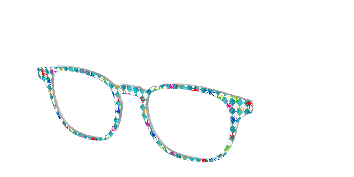 The Starburst Diamonds - Angle Top Image - Pair Eyewear
