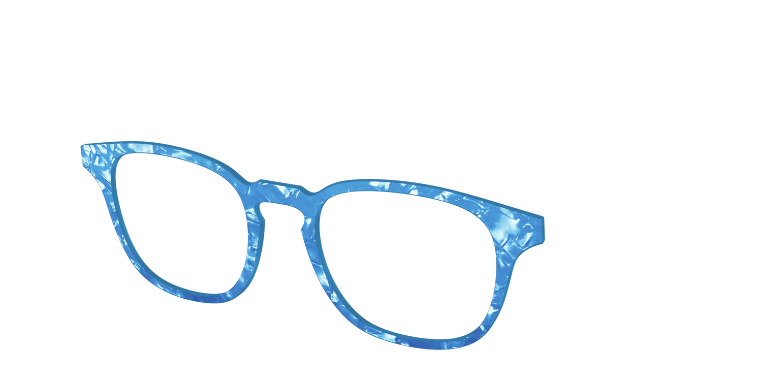 The Topaz Pearl Marble - Angle Top Image - Pair Eyewear