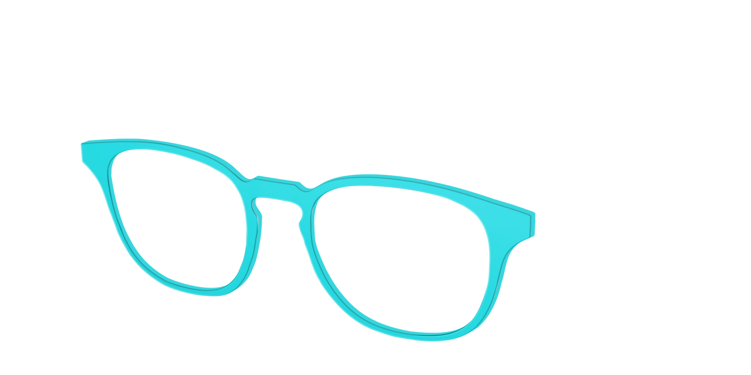 The Turquoise - Angle Top Image - Pair Eyewear