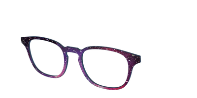 The Twilight Sky with Holographic Glitter - Angle Top Thumbnail - Pair Eyewear