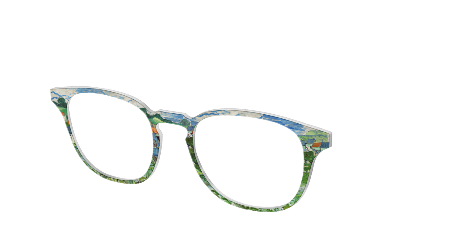The View of Auvers-Sur-Oise - Angle Top Image - Pair Eyewear