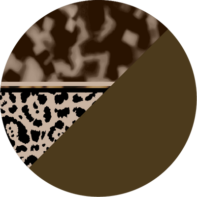 The Black with Brown Golf Lens