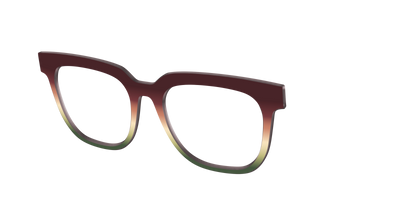 The Acorn to Moss Gradient - Angle Top Thumbnail - Pair Eyewear