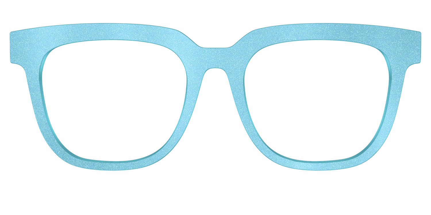 The Aqua Shimmer - Front Top Image - Pair Eyewear