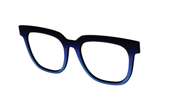 The Black to Blueberry Gradient - Angle Top Thumbnail - Pair Eyewear