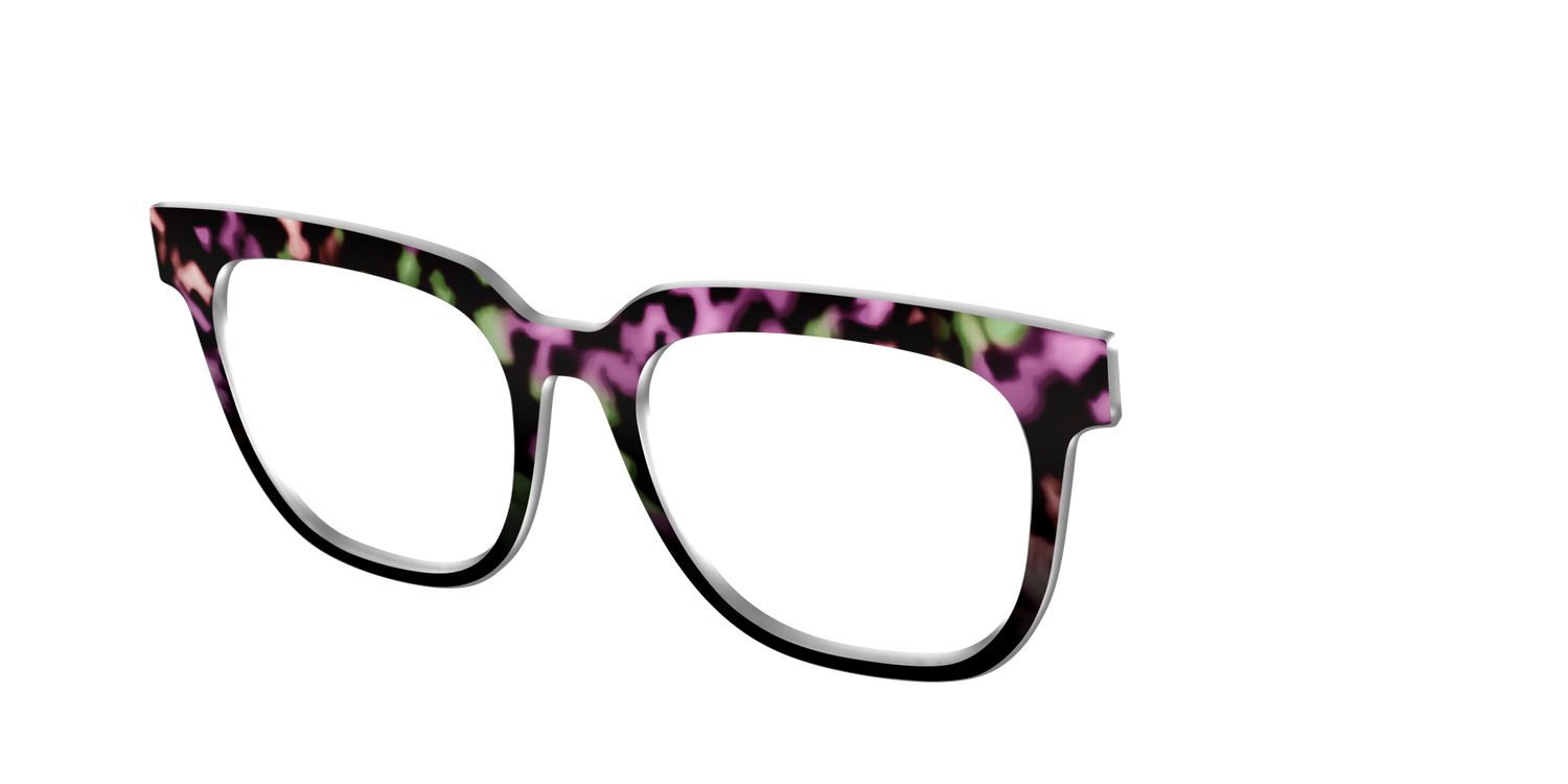 The Boysenberry Tortoise - Angle Top Image - Pair Eyewear