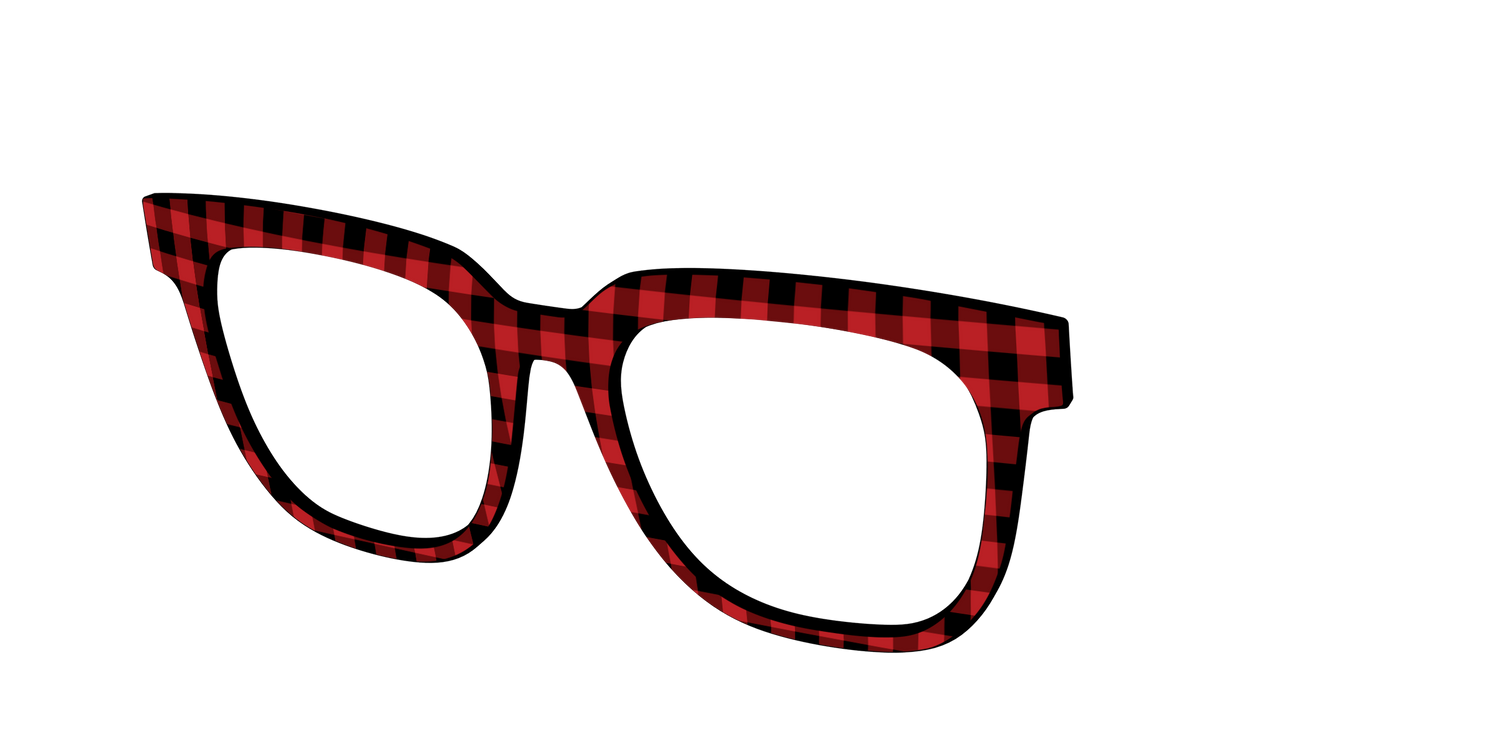 The Buffalo Plaid - Angle Top Image - Pair Eyewear