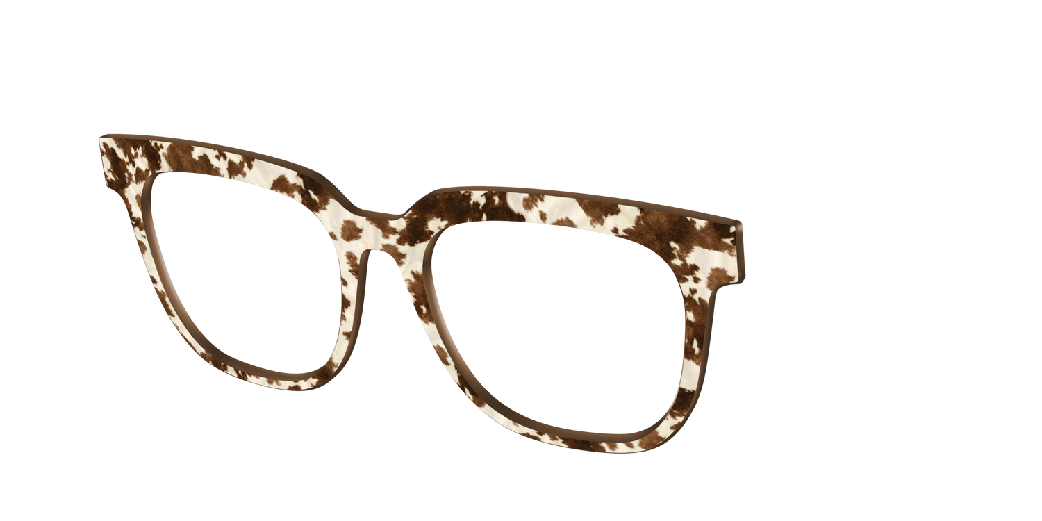 The Cowhide - Angle Top Image - Pair Eyewear