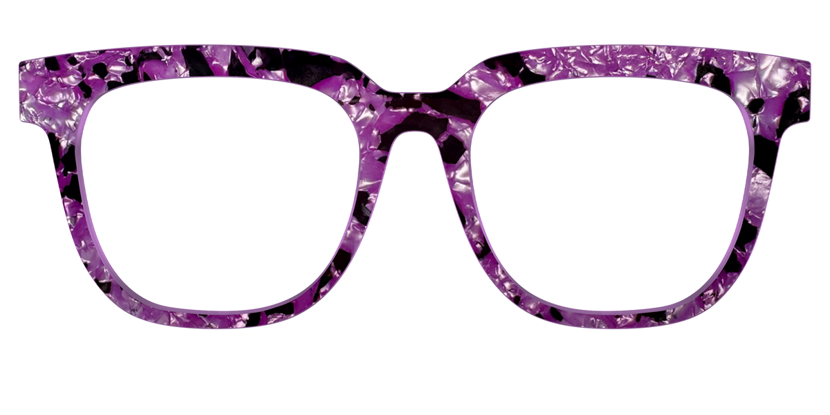 The Dark Orchid Pearl Tortoise - Front Top Image - Pair Eyewear