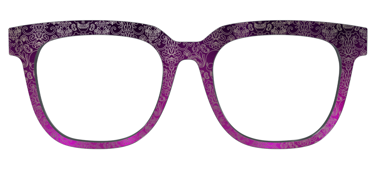 The Dark Romance Foil Damask - Front Top Image - Pair Eyewear