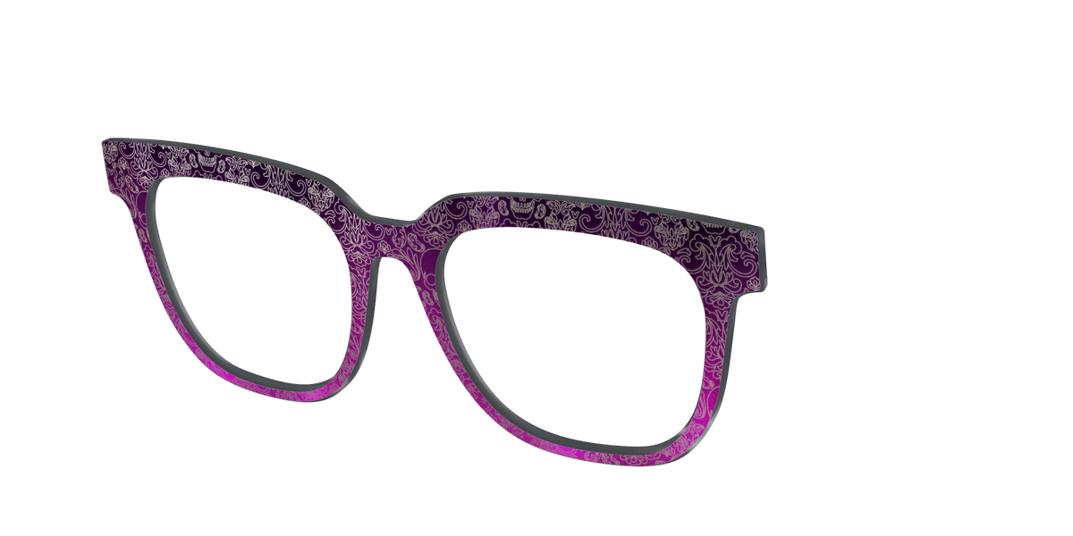 The Dark Romance Foil Damask - Angle Top Image - Pair Eyewear