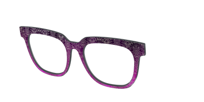 The Dark Romance Foil Damask - Angle Top Thumbnail - Pair Eyewear