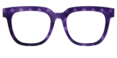 The Eggplant Geo - Front Top Thumbnail - Pair Eyewear